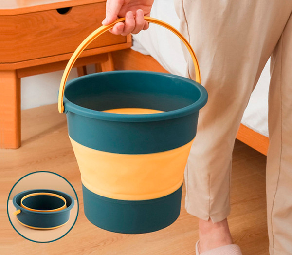 Изображение товара Складное ведро Sundays Среднее / TBD0603930501A со складной канистрой (10л, темно-синий)
