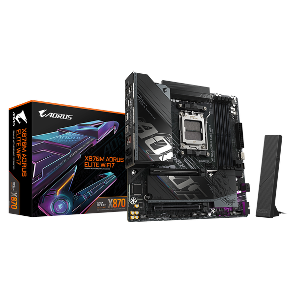 Изображение товара Материнская плата Gigabyte X870M Aorus Elite WF7