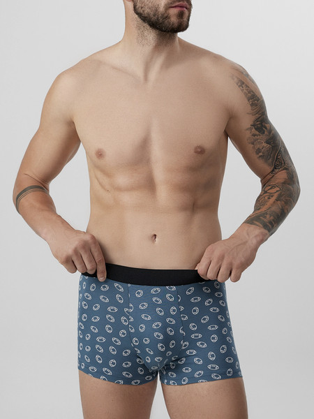 Изображение товара Трусы мужские Mark Formelle 411228 (р.86-96, мячики на зелено-голубом-1)