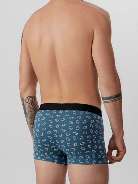 Изображение товара Трусы мужские Mark Formelle 411228 (р.86-96, мячики на зелено-голубом-1)