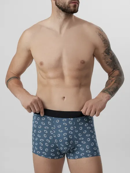 Изображение товара Трусы мужские Mark Formelle 411228 (р.90-100, мячики на зелено-голубом-1)