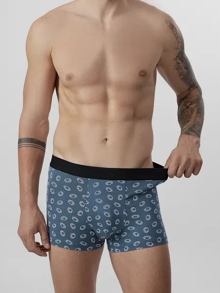 Изображение товара Трусы мужские Mark Formelle 411228 (р.90-100, мячики на зелено-голубом-1)