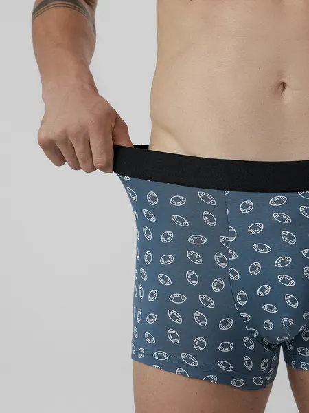 Изображение товара Трусы мужские Mark Formelle 411228 (р.90-100, мячики на зелено-голубом-1)