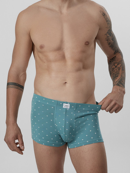 Изображение товара Трусы мужские Mark Formelle 411229 (р.82-92, узор на персидском зеленом)