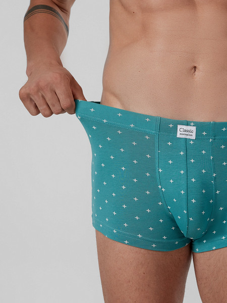 Изображение товара Трусы мужские Mark Formelle 411229 (р.94-104, узор на персидском зеленом)