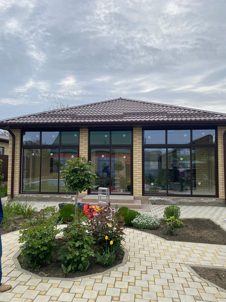 Изображение товара Балконная рама Европрофиль Slide Раздвижная на 4 створки 1 стекло (900х2500)