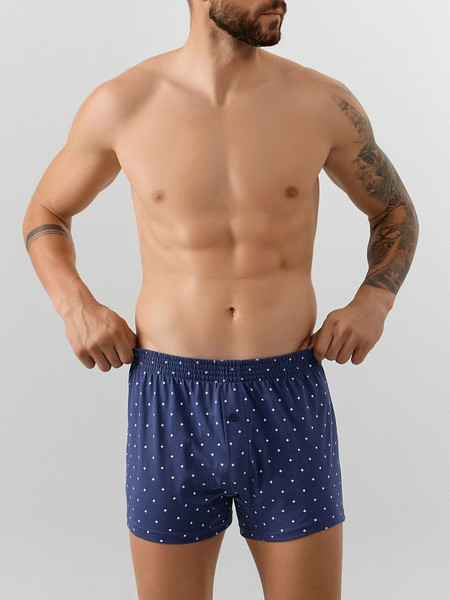 Изображение товара Трусы мужские Mark Formelle 411152 (р.114-124, звездочки на джинсовом)