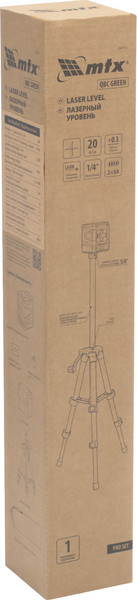 Изображение товара Лазерный уровень MTX Qbc Green Pro Set / 350115 (20м)