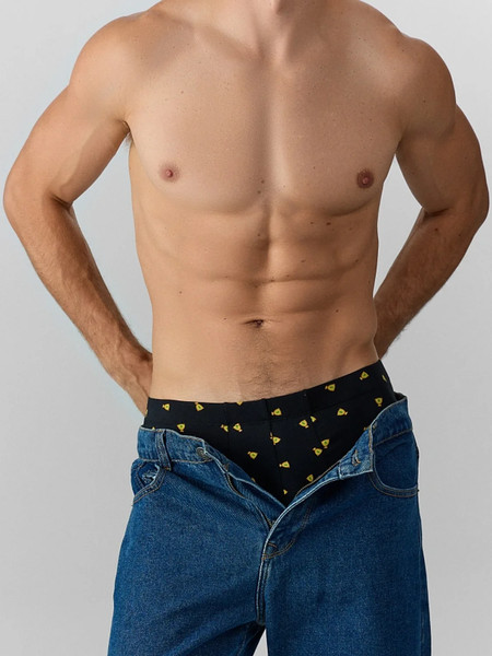 Изображение товара Трусы мужские Mark Formelle 411220 (р.86-96, мешки денег на черном)