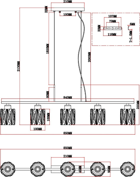 Изображение товара Люстра Moderli Prismique / V11688-5P