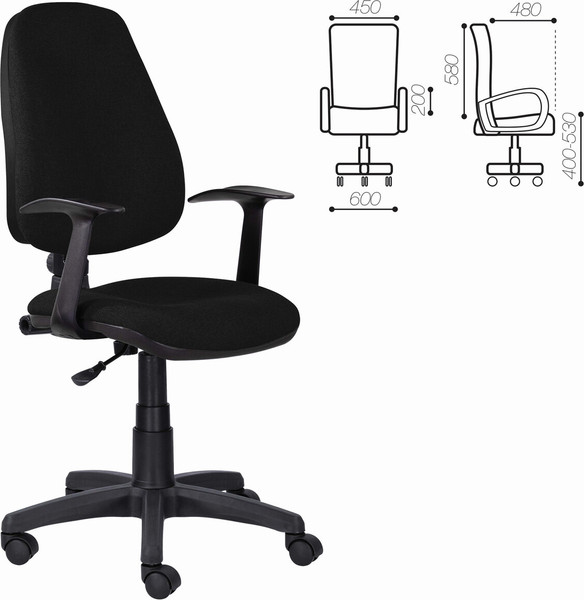 Изображение товара Кресло офисное Brabix MG-321 / 532556 (черный)