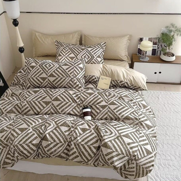 Изображение товара Комплект постельного белья Alleri Поплин Luxe Евро / П-391