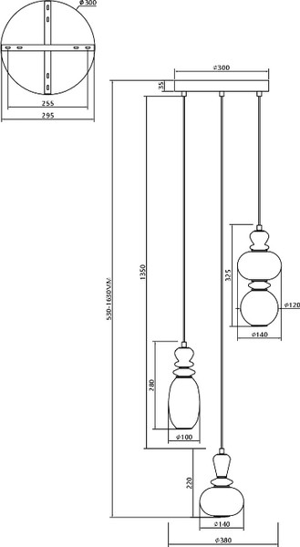Изображение товара Люстра Moderli Glaze / V11702-PL