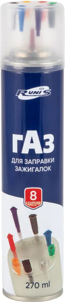 Изображение товара Топливо для зажигалки Runis Premium 1-006 (5x270мл)