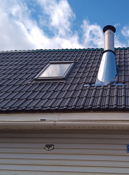 Изображение товара Лист кровельный SLAVDAH Полимерный 790x1050x3 4.977м.кв. (серо-коричневый)