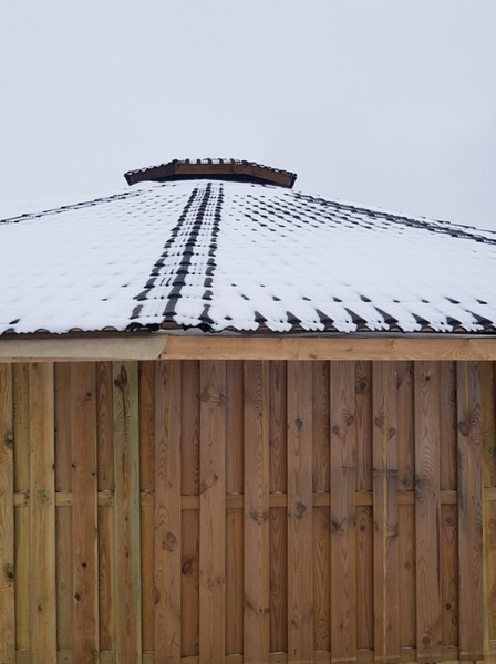 Изображение товара Лист кровельный SLAVDAH Полимерный 790x1050x3 4.977м.кв. (бутылочно-зеленый)