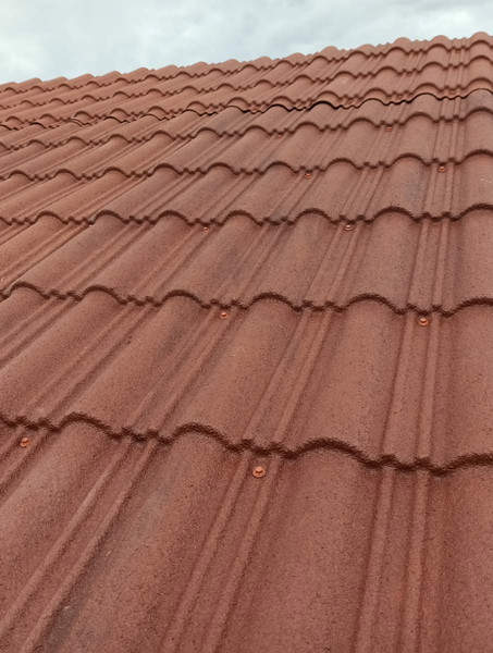 Изображение товара Лист кровельный SLAVDAH Полимерный 790x1050x3 4.977м.кв. (медно-коричневый)