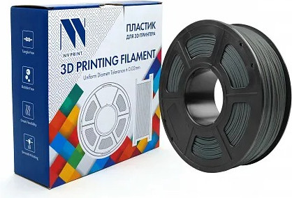 Изображение товара Пластик для 3D-печати NV Print NV-3D-PA-DARK-GREY (1.75мм, 1кг, темно-серый)