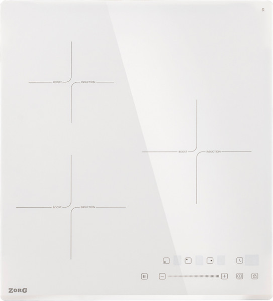 Изображение товара Индукционная варочная панель ZORG INO45 WH (белый)