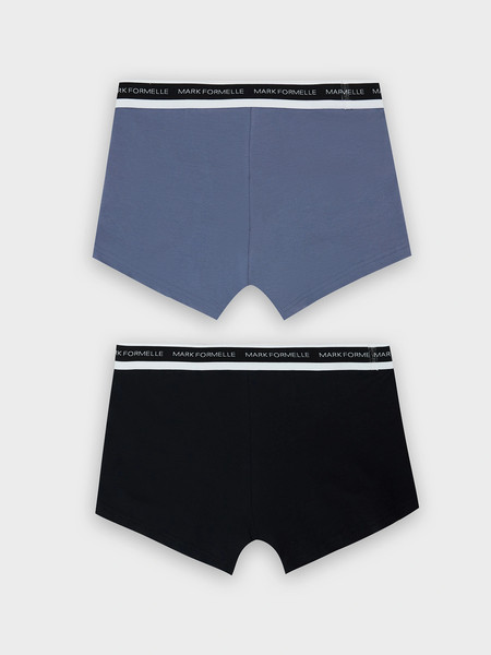 Изображение товара Комплект мужских трусов Mark Formelle 411124-2 (р.90-100, черный/темное небо)