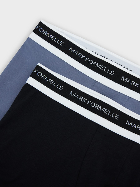 Изображение товара Комплект мужских трусов Mark Formelle 411124-2 (р.90-100, черный/темное небо)