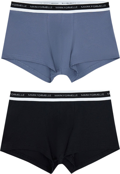 Изображение товара Комплект мужских трусов Mark Formelle 411124-2 (р.98-108, черный/темное небо)