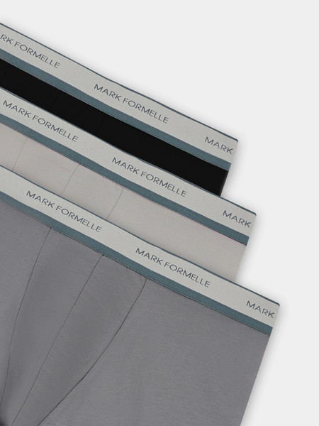 Изображение товара Комплект мужских трусов Mark Formelle 411124-3 (р.86-96, серый/темно-серый/черный)