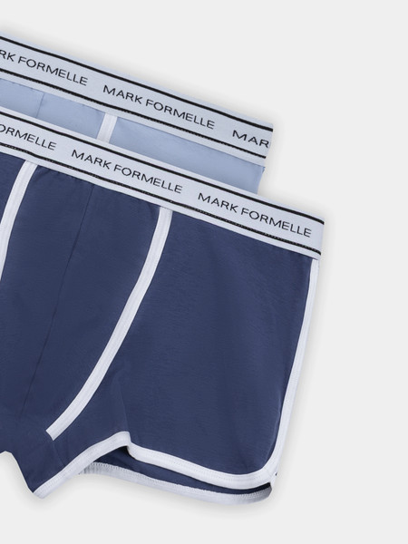 Изображение товара Комплект мужских трусов Mark Formelle 411165-2 (р.82-92, светло-голубой/джинсовый)