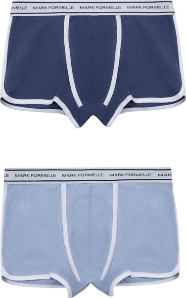 Изображение товара Комплект мужских трусов Mark Formelle 411165-2 (р.82-92, светло-голубой/джинсовый)