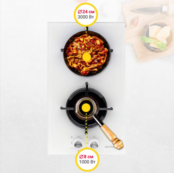 Изображение товара Газовая варочная панель Simfer H30N20W470