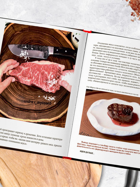 Изображение товара Книга ХлебСоль Философия стейка (Мясоед Андрей 9785042063107)