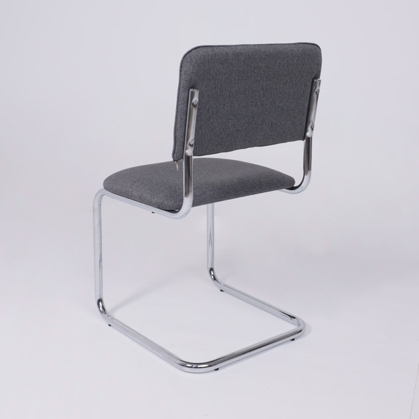 Изображение товара Стул офисный AksHome Славия Leto 68 (темно-серая ткань/хром)