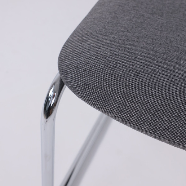 Изображение товара Стул офисный AksHome Славия Leto 68 (темно-серая ткань/хром)