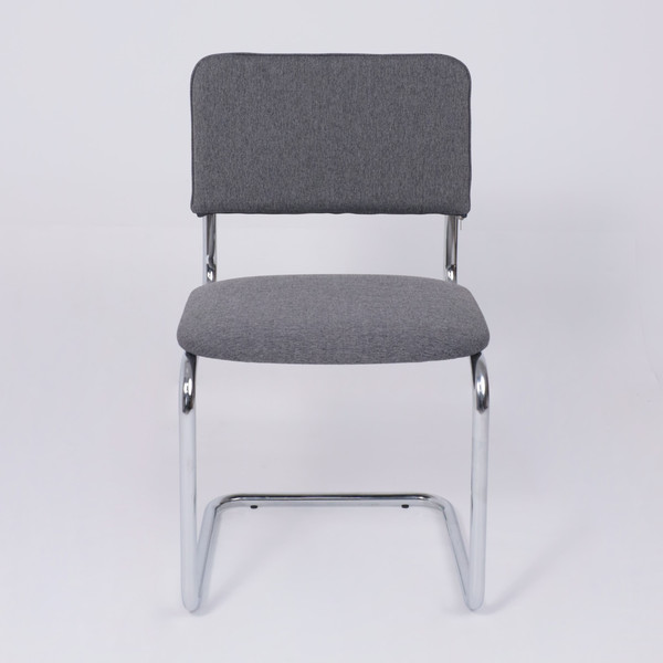 Изображение товара Стул офисный AksHome Славия Leto 68 (темно-серая ткань/хром)