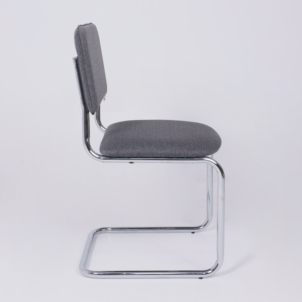 Изображение товара Стул офисный AksHome Славия Leto 68 (темно-серая ткань/хром)