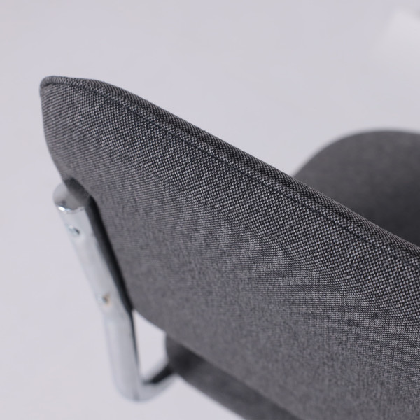 Изображение товара Стул офисный AksHome Славия Leto 68 (темно-серая ткань/хром)