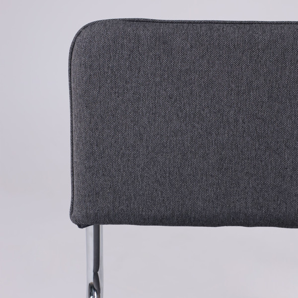 Изображение товара Стул офисный AksHome Славия Leto 68 (темно-серая ткань/хром)