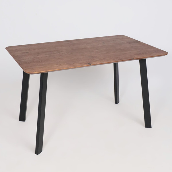 Изображение товара Обеденный стол ОКА Майон 120x80x74 (дуб мореный/черный)