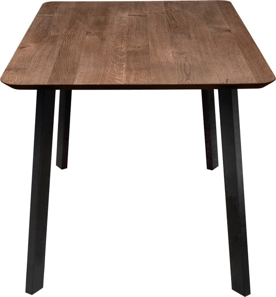 Изображение товара Обеденный стол ОКА Майон 120x80x74 (дуб мореный/черный)