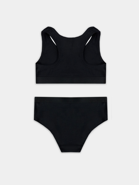 Изображение товара Комплект бельевой детский Mark Formelle 447703 (р.140-68, черный/декор)