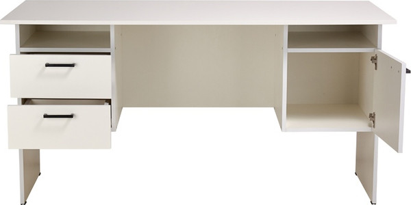 Изображение товара Письменный стол Polini Kids Home Vector 109, с 2 ящиками и полкой / 0002895.9 (белый)