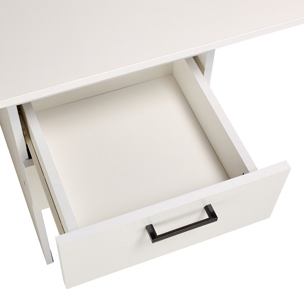 Изображение товара Письменный стол Polini Kids Home Vector 109, с 2 ящиками и полкой / 0002895.9 (белый)