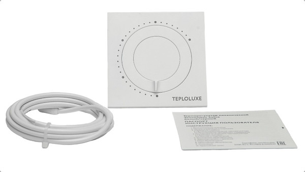 Изображение товара Терморегулятор для теплого пола Теплолюкс Solus (белый)