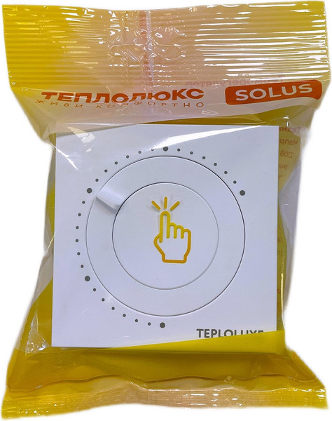 Изображение товара Терморегулятор для теплого пола Теплолюкс Solus (белый)