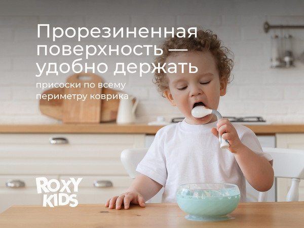 Изображение товара Набор столовых приборов для кормления ROXY-KIDS Ложка и вилка / RFD-002-Gr (серый)