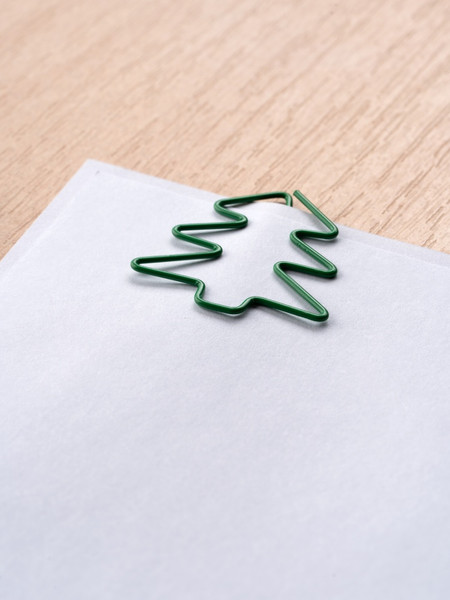 Изображение товара Скрепки Globus Елочка / С33-12ЕЛЗ (12шт, зеленый)