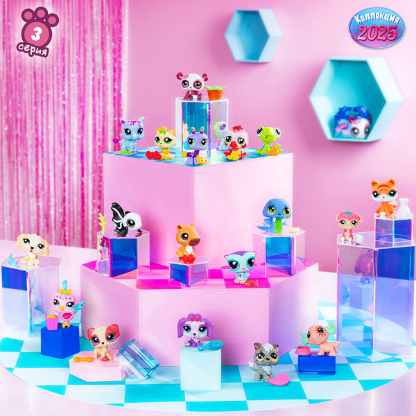 Изображение товара Игровой набор Hasbro Littlest Pet Shop Обед с друзьями / 00636_LPS