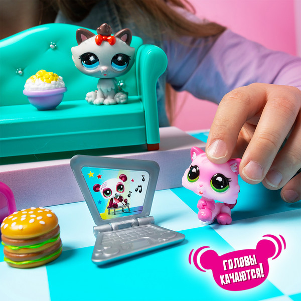 Изображение товара Игровой набор Hasbro Littlest Pet Shop Обед с друзьями / 00636_LPS