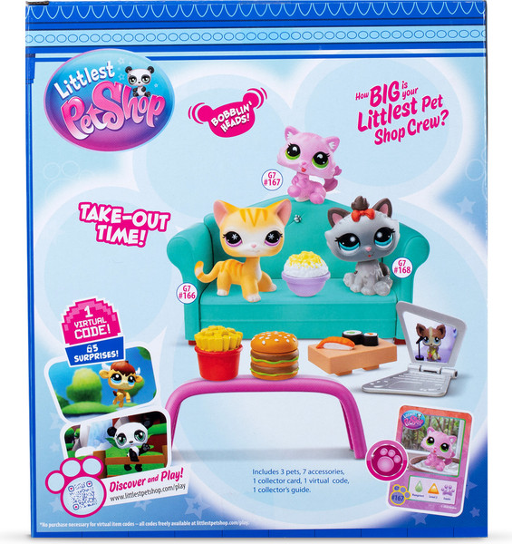 Изображение товара Игровой набор Hasbro Littlest Pet Shop Обед с друзьями / 00636_LPS