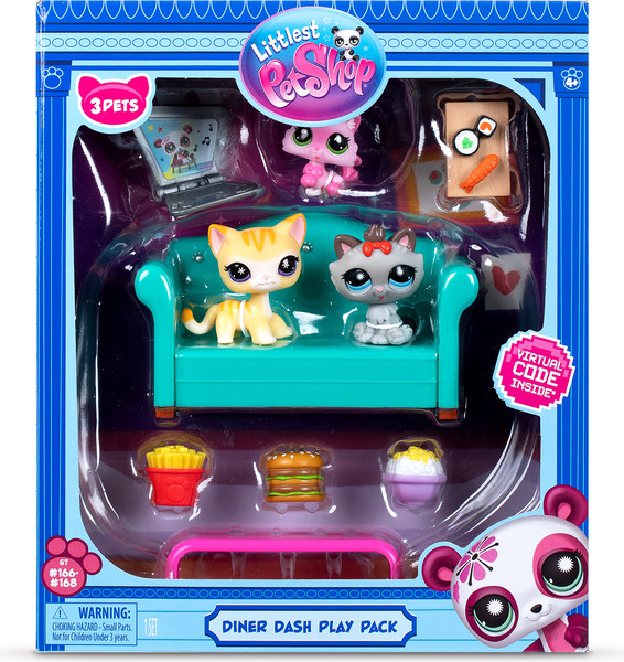 Изображение товара Игровой набор Hasbro Littlest Pet Shop Обед с друзьями / 00636_LPS